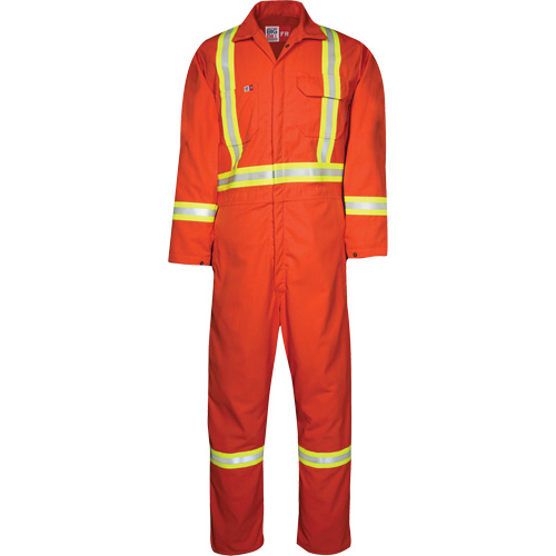 Combinaison non doubl&eacute;e Westex UltraSoft, Taille Moyen (grande taille), Orange, 8,7 cal/cm² The Estey Group