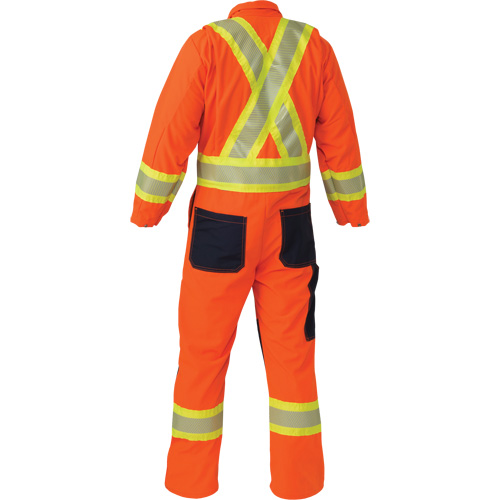 Ripstop Coveralls, 2X-Large, High Visibility Orange The Estey Group