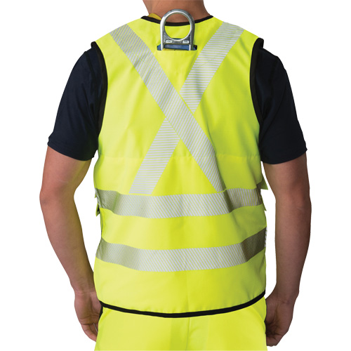 Ripstop Surveyor's Vest, High Visibility Lime-Yellow, Small, Polyester The Estey Group