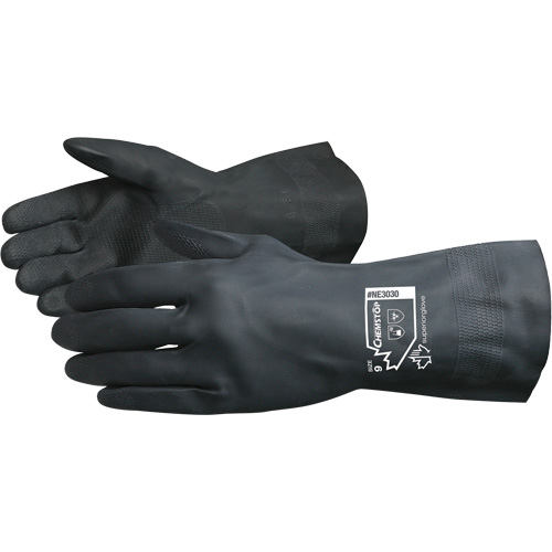 Chemstop Lined Chemical-Resistant Gloves, Size 7, 12" L, Neoprene, Flock-Lined Inner Lining, 30-mil The Estey Group