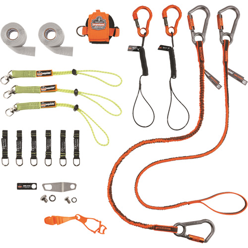 Trousse de longes de fixation d'outils pour maçon et cimentier-finisseur 3184 Squids The Estey Group