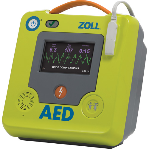 D&eacute;fibrillateur AED 3 BLS pour secouristes professionnels, Semi-automatique, Français, Classe 4 The Estey Group
