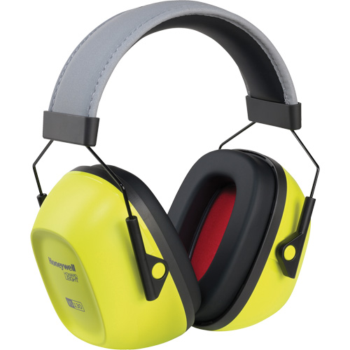 Howard Leight VS130HV  VeriShield High Level High Visibility Earmuffs, Headband, 30 NRR dB The Estey Group