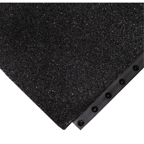 24/Seven&reg; Locksafe&reg; Anti-Fatigue Mat, Textured, 3' x 3' x 5/8", Black, Nitrile The Estey Group