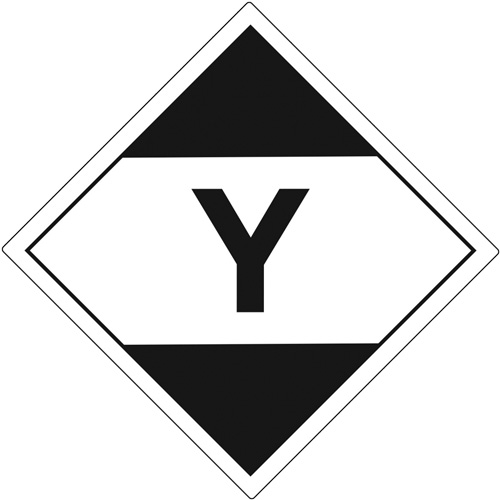&eacute;tiquettes de quantit&eacute; limit&eacute;e pour transport a&eacute;rien Y, 4" lo x 4" la, Noir sur blanc The Estey Group