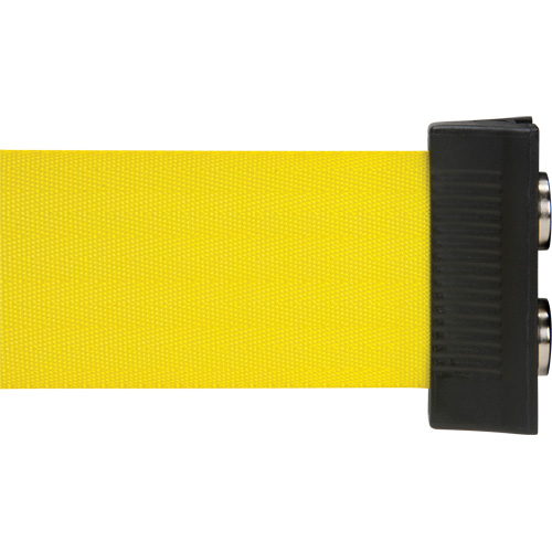 Cassette de ruban magn&eacute;tique pour barri&egrave;re de contr&ocirc;le des foules personnalis&eacute;e, Attention ne pas entrer, 7', Ruban Jaune The Estey Group