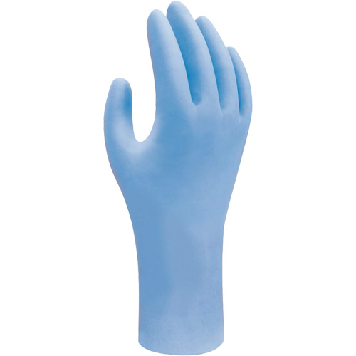 Biodegradable Disposable Gloves, X-Small, Nitrile, 2.5-mil, Powder-Free, Blue The Estey Group