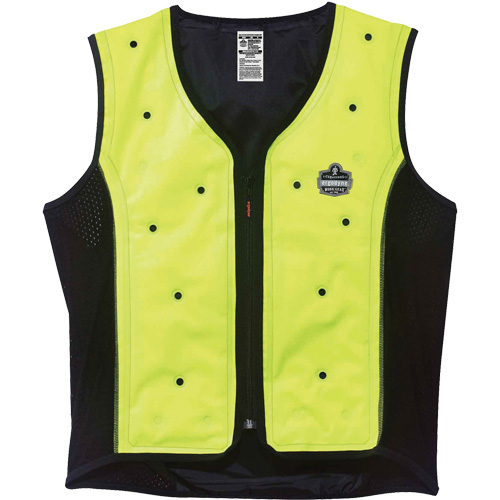 Gilet de refroidissement &agrave; sec Chill-Its 6685, 4T-Grand, Jaune lime haute visibilit&eacute; The Estey Group