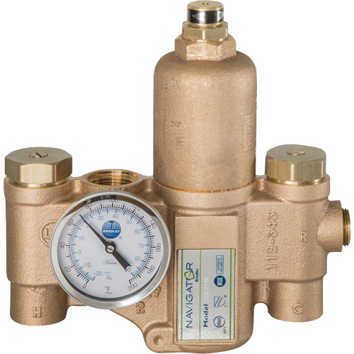 Robinet mitigeur thermostatique pour luminaires durgence Navigator EFX20, 30 gal./min The Estey Group