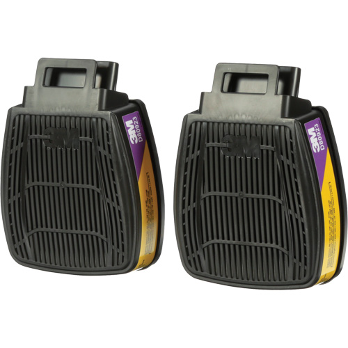 Cartouche & filtre pour respirateur Secure Click, Combinaison cartouche et filtre contre les particules pour gaz/vapeurs, Vapeurs organiques/Gaz acides/P100 The Estey Group