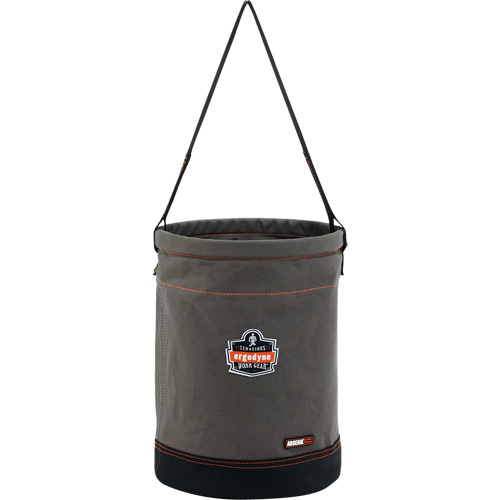 Arsenal&reg; 5930 Web Handle Hoist Bucket, Canvas, 12.5" Dia. x 17" H, 150 lbs. Load Rating The Estey Group