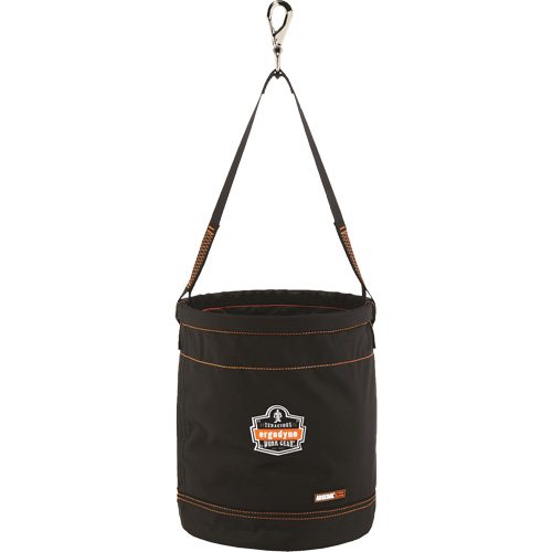 Arsenal&reg; 5970 Swiveling Hook Hoist Bucket, Nylon, 12.5" Dia. x 15" H, 100 lbs. Load Rating The Estey Group