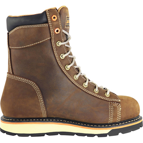 Bottes de travail pour monteur, Cuir, Embout Acier, Taille 7, Imperm&eacute;able The Estey Group