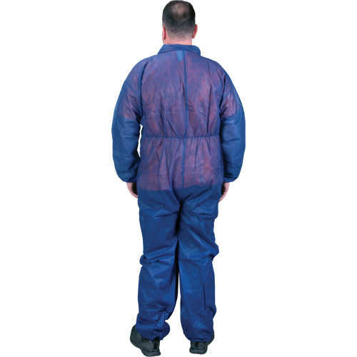 Coveralls, 3X-Large, Blue, Polypropylene The Estey Group