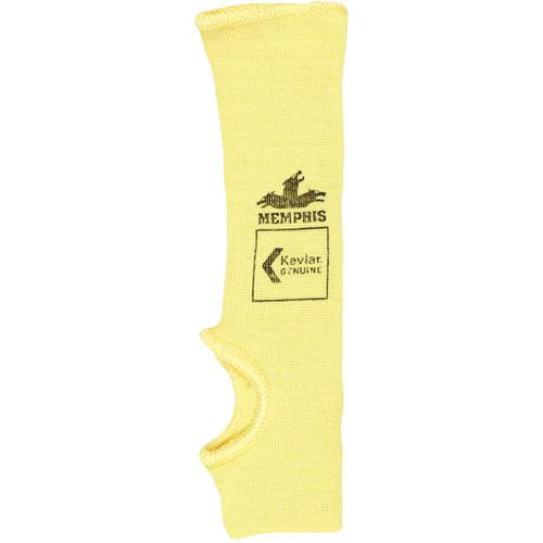 Safety Cut Pro Single-Ply Cut Resistant Sleeve, Kevlar&reg;, 10", ASTM ANSI Level A2, Yellow The Estey Group