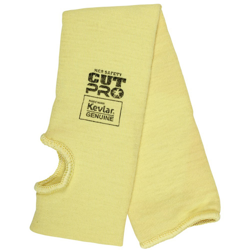 Safety Cut Pro Cut Resistant Sleeve, Kevlar&reg;, 18", ASTM ANSI Level A3, Yellow The Estey Group