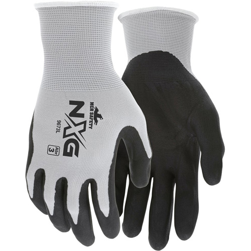 NXG&reg; Coated Gloves, Large, Foam Nitrile Coating, 13 Gauge, Nylon Shell The Estey Group