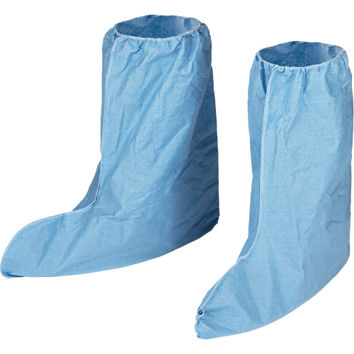 Pyrolon&reg; Plus 2 Flame Resistant Boot Covers, X-Large, FR Treated Fabric, Blue The Estey Group