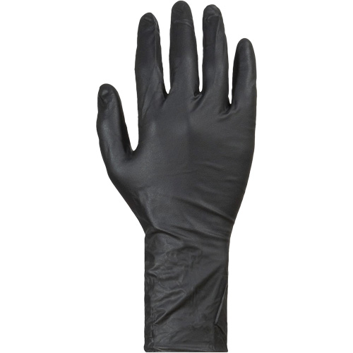 Gants jetables KeepKleen, Grand, Nitrile, 8 mils, Sans poudre, Noir The Estey Group