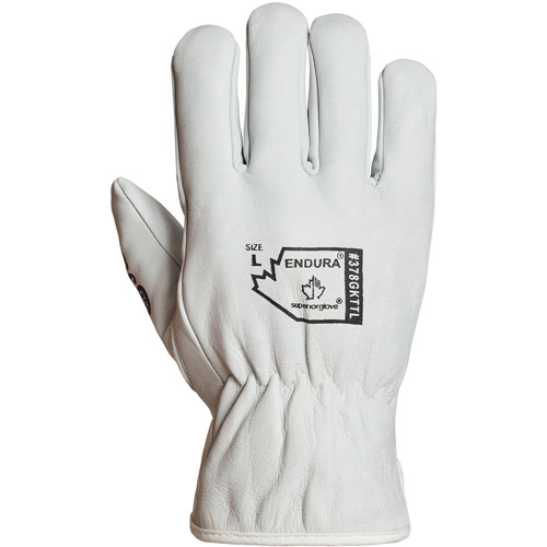 Endura&reg; Winter-Lined Driver Gloves, X-Large, Grain Goatskin Palm, Thinsulate Inner Lining The Estey Group