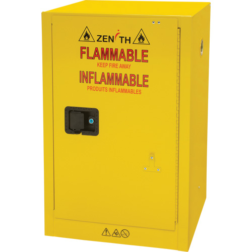 Flammable Storage Cabinet, 12 gal., 1 Door, 23" W x 35" H x 18" D The Estey Group