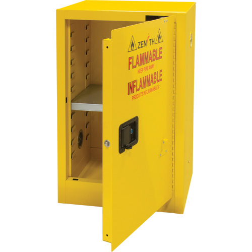 Flammable Storage Cabinet, 12 gal., 1 Door, 23" W x 35" H x 18" D The Estey Group
