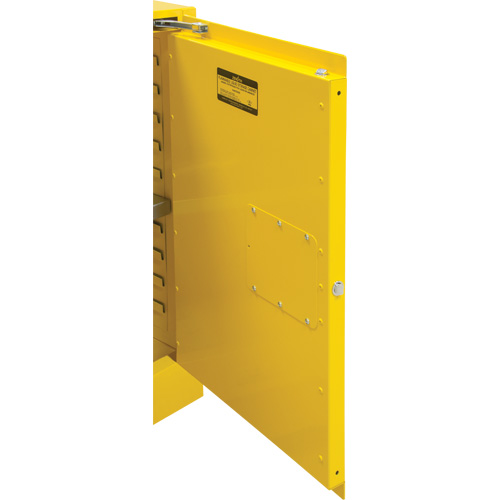 Flammable Storage Cabinet, 12 gal., 1 Door, 23" W x 35" H x 18" D The Estey Group