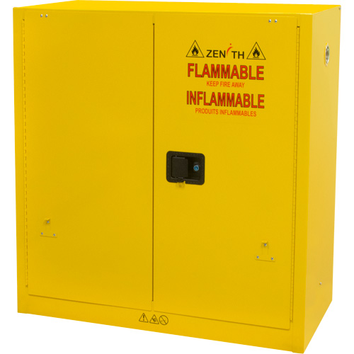 Flammable Storage Cabinet, 30 gal., 2 Door, 43" W x 44" H x 18" D The Estey Group