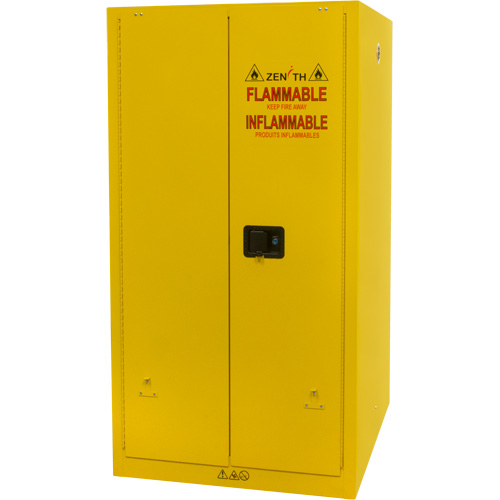 Flammable Storage Cabinet, 60 gal., 2 Door, 34" W x 65" H x 34" D The Estey Group