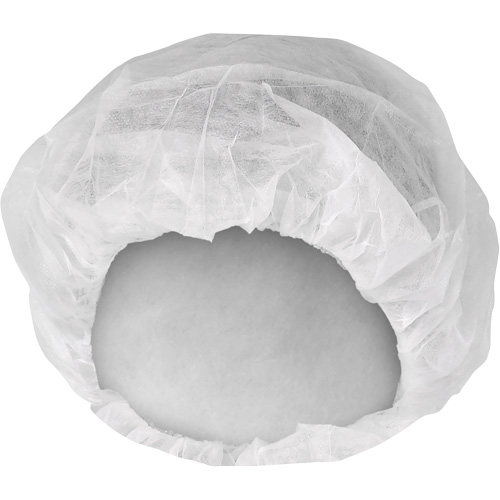 Bonnets bouffants &agrave; usage l&eacute;ger KleenGuard A10, SMMMS, 21", Blanc The Estey Group