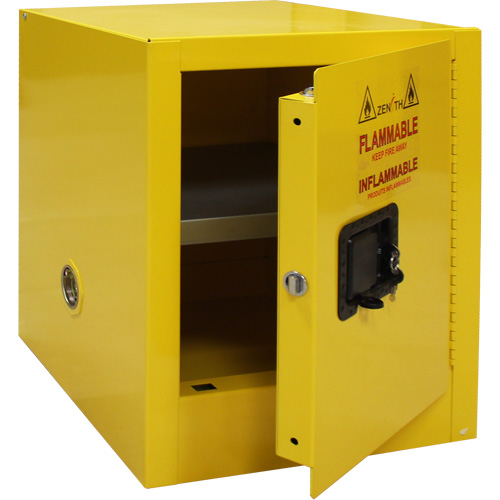 Flammable Storage Cabinet, 4 gal., 1 Door, 17" W x 22" H x 18" D The Estey Group