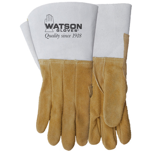 Gants de soudeur Buckweld, Cuir d'&eacute;lan refendu, Taille 8 The Estey Group