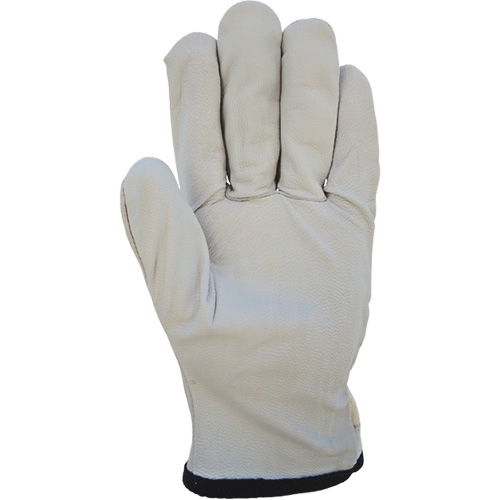 Cotton-Backed Drivers Gloves, Large, Grain Goatskin Palm The Estey Group