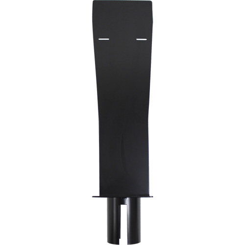 Porte-distributeur pour poteaux de barri&egrave;re pour le contr&ocirc;le des foules, Noir The Estey Group