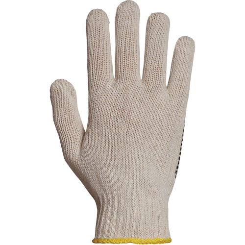 Gant en tricot avec pois de PVC Sure Grip, Poly/coton, Un c&ocirc;t&eacute;, Calibre 7, T-petit The Estey Group