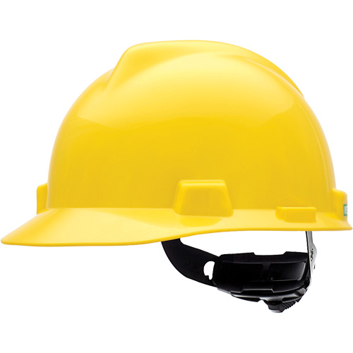 Casque de s&eacute;curit&eacute; &agrave; fentes V-Gard, R&eacute;pond aux normes CSA type 1, Suspension Rochet, Non ventil&eacute; The Estey Group