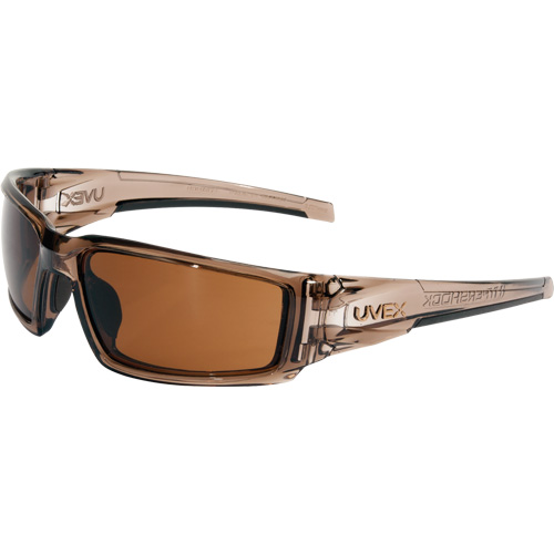 Uvex HydroShield&reg; Hypershock&reg; Safety Glasses, Espresso Lens, Anti-Fog/Anti-Scratch, ANSI Z87+/Meets/Exceeds CSA Z94.3 The Estey Group