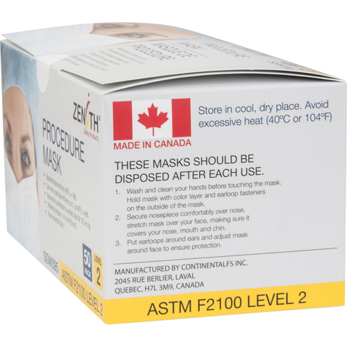 Disposable Procedure Face Masks, ASTM F2100 Level 2, Class 1 The Estey Group