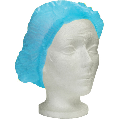 Ronco Care Pleated Bouffant Cap, Polypropylene, 24", Blue The Estey Group