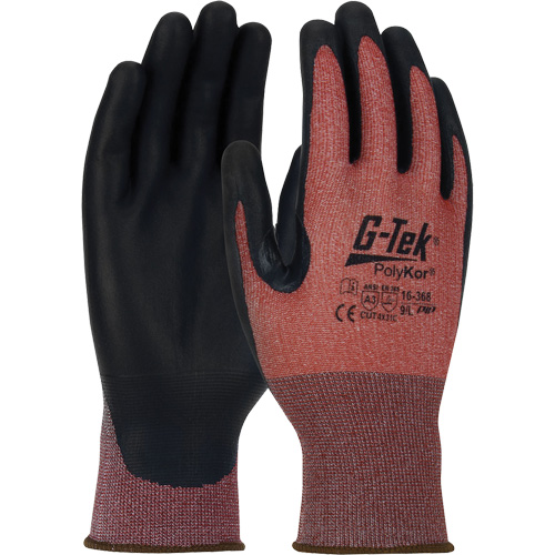 G-Tek&reg; PolyKor&reg; X7 Neuroma&reg; Cut Resistant Gloves, Size Small, 18 Gauge, Polyurethane Coated, Polyethylene Shell, ASTM ANSI Level A3/EN 388 Level C The Estey Group