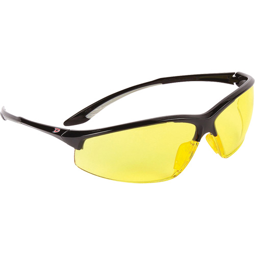 Dynamic Hummingbird Semi-Rimless Safety Glasses, Amber Lens, Anti-Fog, ANSI Z87+/Meets/Exceeds CSA Z94.3 The Estey Group