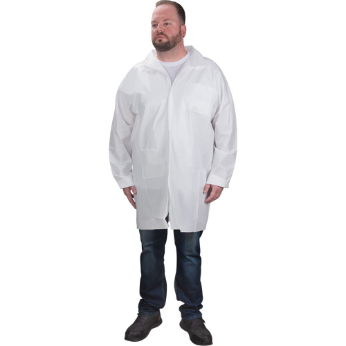 Sarraus de laboratoire de protection, Microporeux, Blanc, 2T-Grand The Estey Group