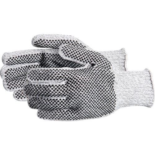 Gants en tricot composite de poids moyen Contender, Taille T-petit, Calibre 7, Rev&ecirc;tement PVC, Enveloppe en Cordura, ASTM ANSI niveau A4 The Estey Group