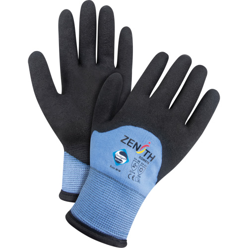 Gants enduits ZX-30° de premi&egrave;re qualit&eacute;, Grand, R&ecirc;vetement Mousse de PVC, Calibre 15, Enveloppe en Nylon The Estey Group