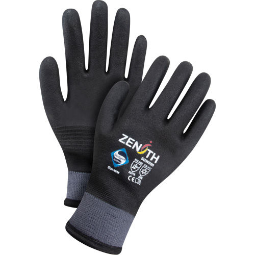 Gants enduits ZX-30° de premi&egrave;re qualit&eacute;, Grand, R&ecirc;vetement Mousse de PVC, Calibre 15, Enveloppe en Nylon The Estey Group