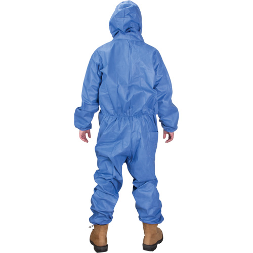 Hooded Coveralls, 3X-Large, Blue, SMS The Estey Group