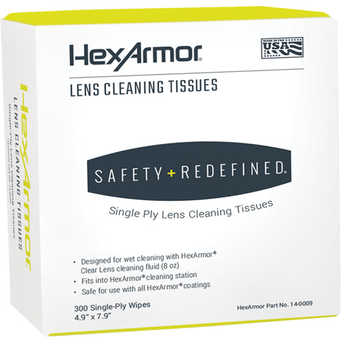Serviettes nettoyantes pour lentilles, 4,9" x 7,9", 300 /pqt. The Estey Group