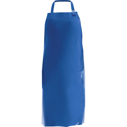 Tablier &agrave; bavette Endurosaf, Polyur&eacute;thane, 50" lo x 34" la, Bleu The Estey Group