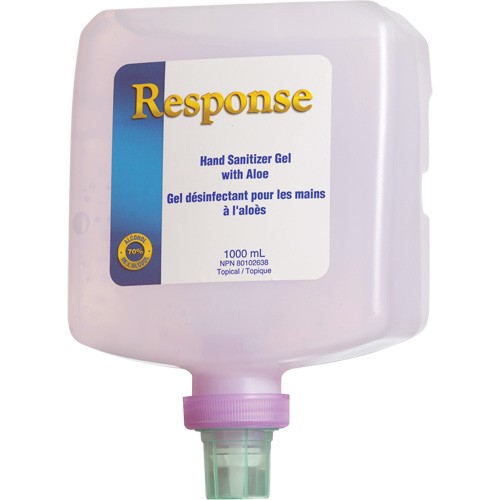 Gel d&eacute;sinfectant pour les mains &agrave; l'alo&egrave;s Response, 1000 ml, Bouteille &agrave; pompe, 70 % alcool The Estey Group