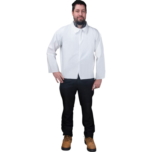 Disposable Shirt, Microporous, X-Large, White The Estey Group